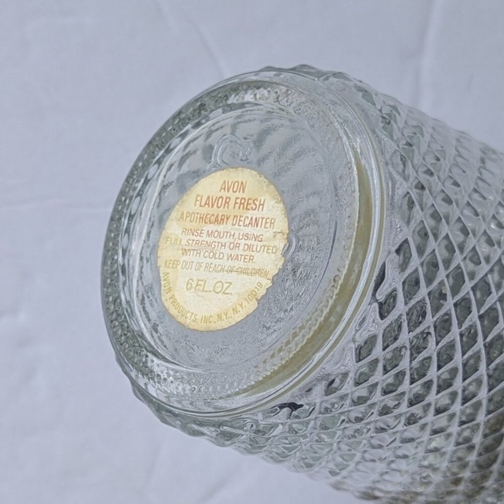 Avon Vintage Apothecary Decanter Flavor Fresh Mouthwash 6 FL oz Bottle - Picture 8 of 12